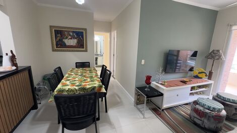 Sala de jantar e estar integradas