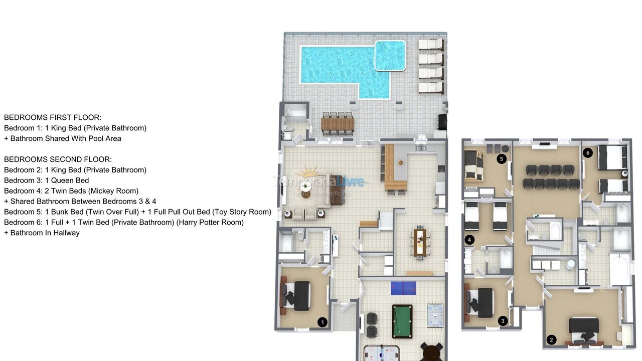 Casa para aluguel de temporada em Orlando (Kissimmee)