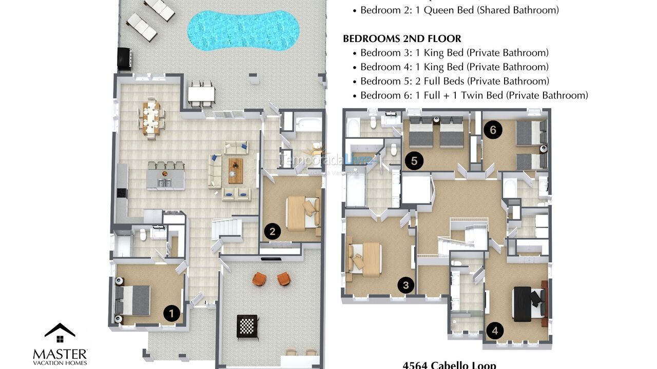 Casa para aluguel de temporada em Orlando (Davenport)