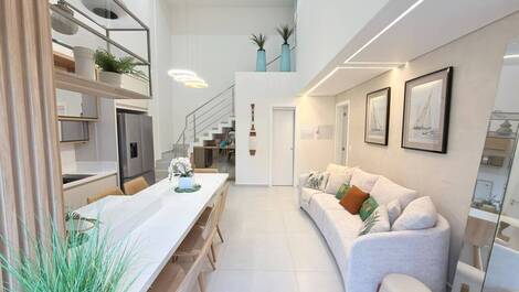 🌴 DÚPLEX JARDÍN CON JACUZZI PRIVADO EN CANTO GRANDE – BOMBINHAS/SC