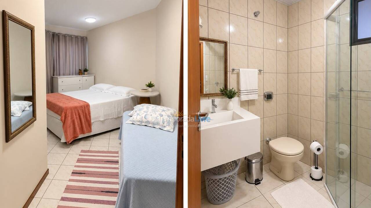 Apartment for vacation rental in Itapema (Meia Praia)