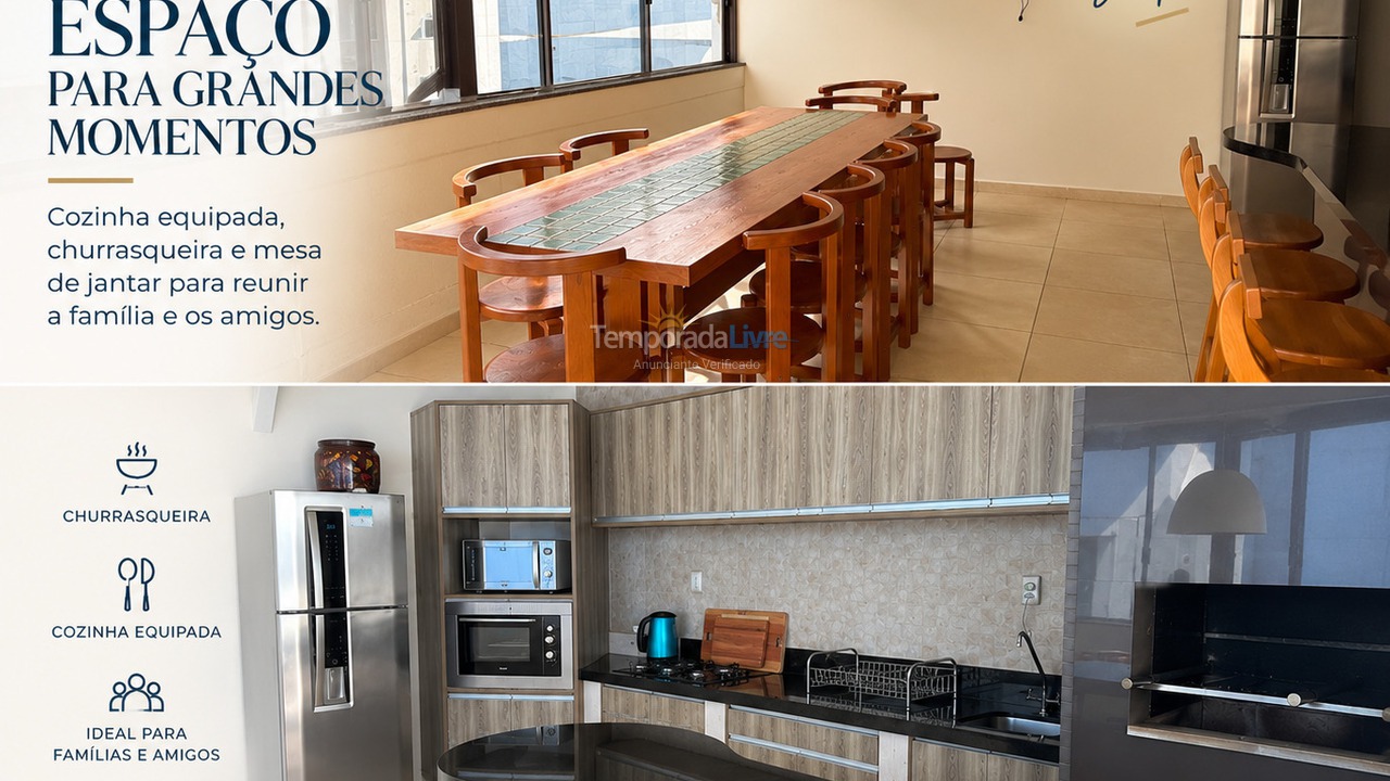 Apartamento para aluguel de temporada em Itapema (Meia Praia)