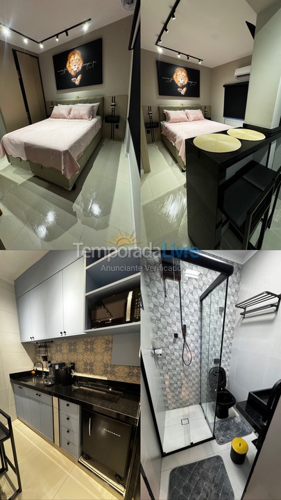 Apartamento para alquiler de vacaciones em São Vicente (Praia dos Milionários)
