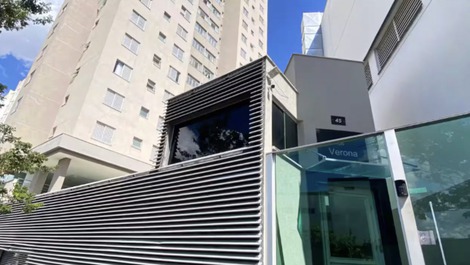 APTO confortável com varanda e vista na Pampulha BH