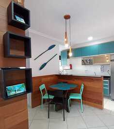 Apartamento en Itagua, balcón gourmet, piscina y sauna en el condominio.
