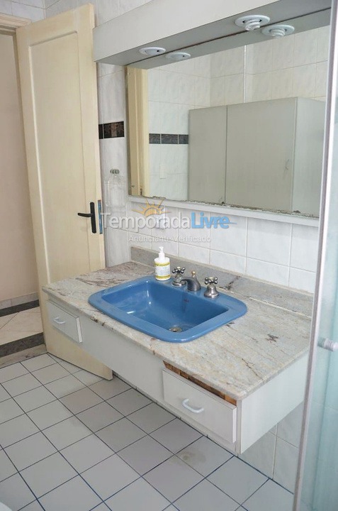 Apartment for vacation rental in São Vicente (Itararé)
