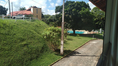 Varanda vista piscina 