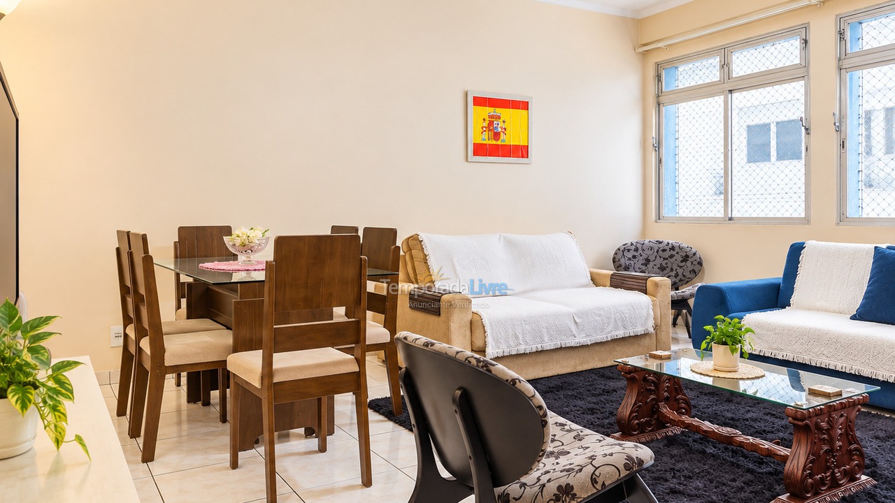 Apartment for vacation rental in São Vicente (Itararé)