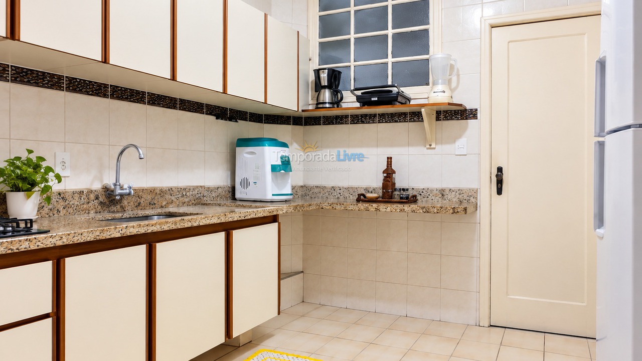 Apartment for vacation rental in São Vicente (Itararé)
