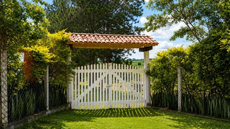 Entrada da chácara 