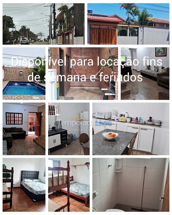 House for vacation rental in Itanhaém (Bopiranga)