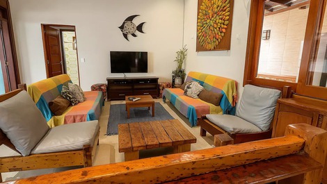 Alegria House | Most complete house in Itamambuca | 5 bedrooms with AC | 3min from the beach | Check in and enjoy your vacation, we have everything you need!