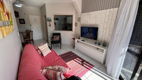 174- Apartamento com 2 quartos a 50 metros do mar em Bombas