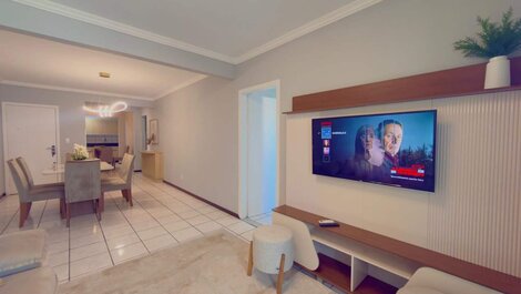 3-bedroom apartment with ocean view in Bombas.