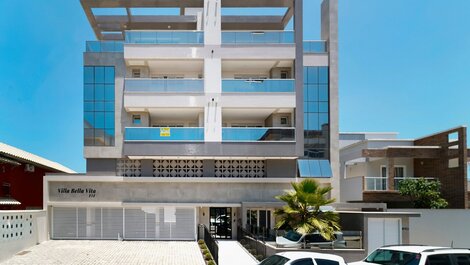 L010 - Apartment with 2 suites, 180 meters from Canto Grande beach.