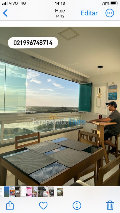 Apartamento para alquiler de vacaciones em Arraial do Cabo (Praia Grande)