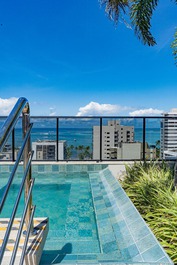 Ponta Verde | Vista Mar | Piscina na cobertura