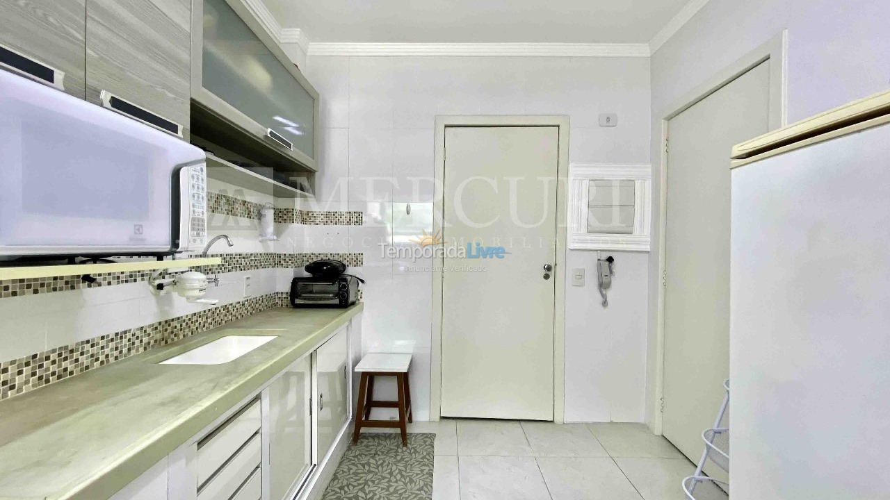 Apartamento para aluguel de temporada em Guarujá (Enseada)