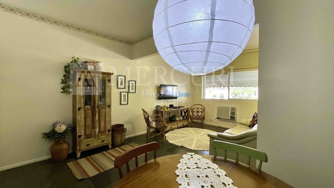 Apartamento para aluguel de temporada em Guarujá (Enseada)