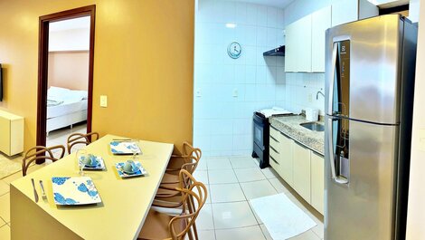 LT804 | Apartamento de 1 dormitorio con salón y balcón, a 200 m de la playa de Jatiúca