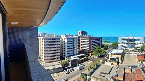 LT804 | Apartamento de 1 dormitorio con salón y balcón, a 200 m de la playa de Jatiúca