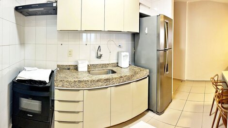 LT804 | Apartamento de 1 dormitorio con salón y balcón, a 200 m de la playa de Jatiúca