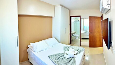 LT804 | Apartamento de 1 dormitorio con salón y balcón, a 200 m de la playa de Jatiúca