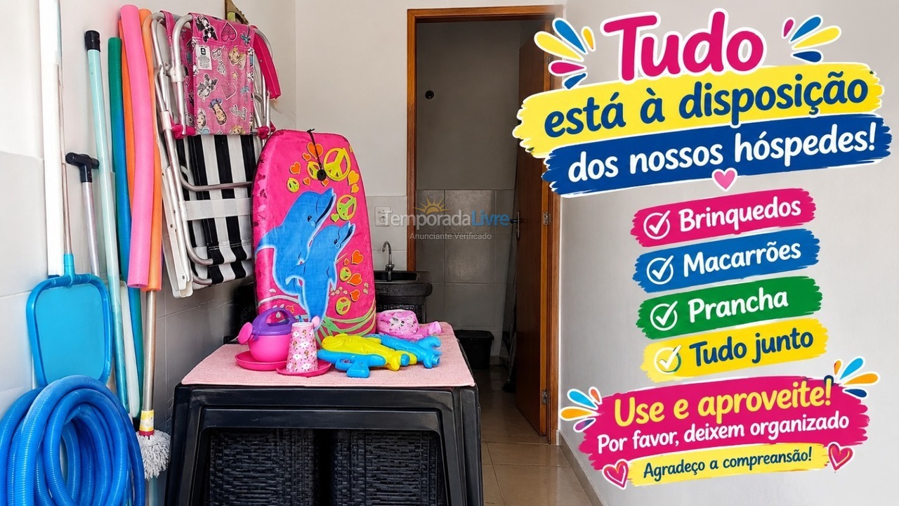 Casa para alquiler de vacaciones em Itanhaém (Cibratel II)