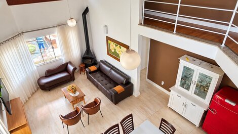 TEMPORADA | Casa pé na areia | 4 quartos (3 suítes) | Jurerê
