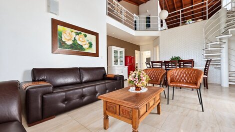 TEMPORADA | Casa pé na areia | 4 quartos (3 suítes) | Jurerê