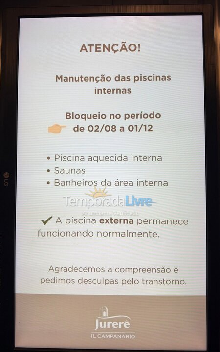 Apartment for vacation rental in Florianopolis (Jurerê Internacional)