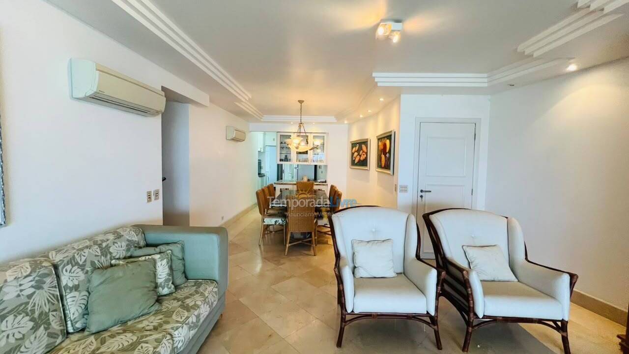 Apartamento para aluguel de temporada em Bertioga (Riviera de São Lourenço)