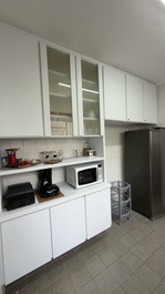 Microondas, torradeira, grill.