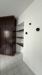 Armários em todos os quartos