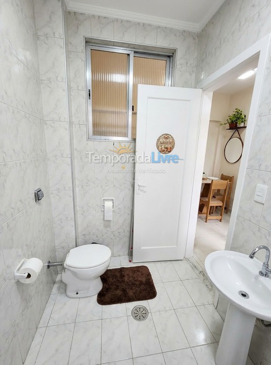 Apartamento para aluguel de temporada em Santos (Aparecida)