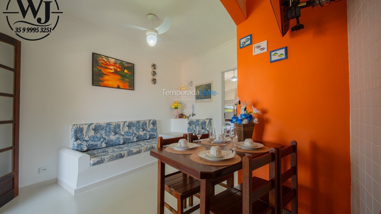 Apartment for vacation rental in Ubatuba (Praia das Toninhas)