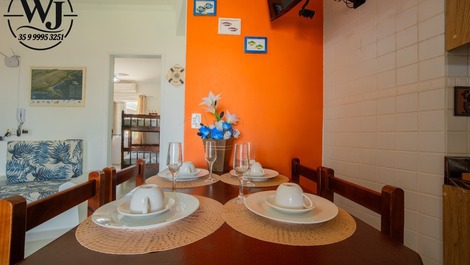 Apartment in Toninhas Beach, Riviera Azul Condominium