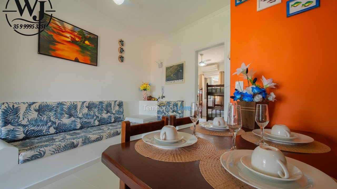 Apartment for vacation rental in Ubatuba (Praia das Toninhas)