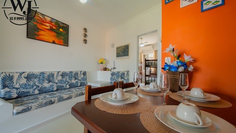 Apartment in Toninhas Beach, Riviera Azul Condominium