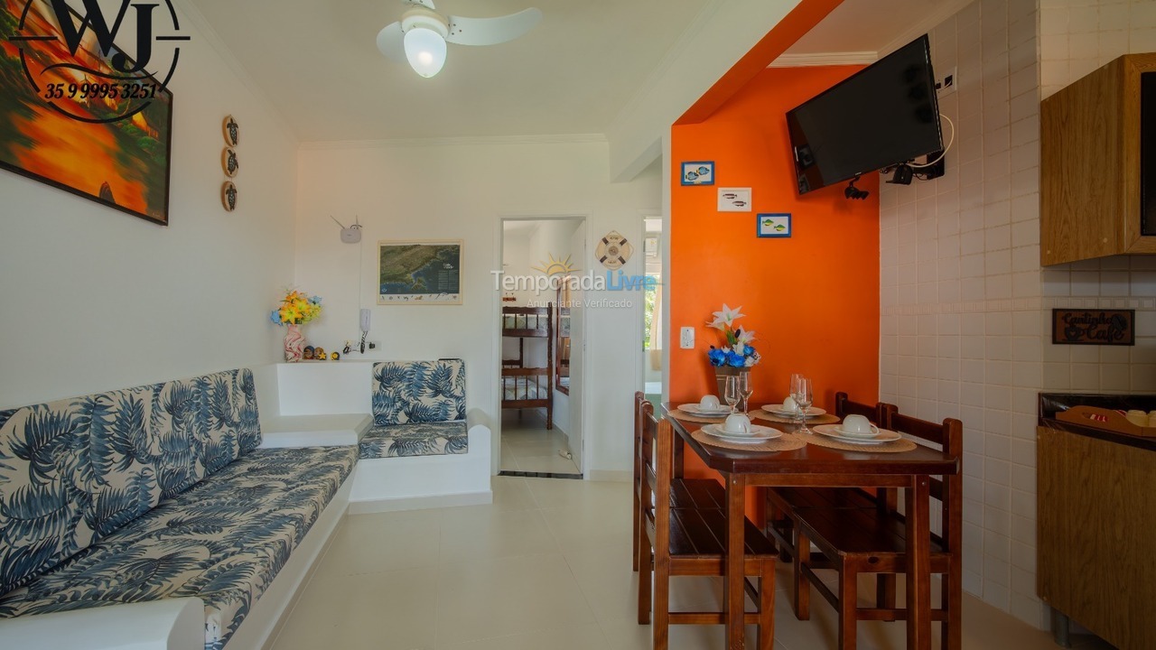 Apartment for vacation rental in Ubatuba (Praia das Toninhas)