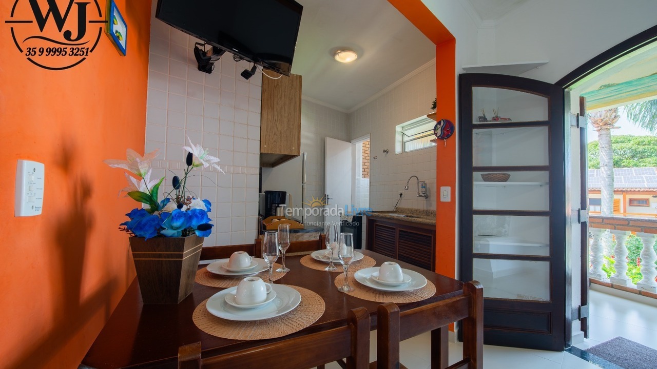 Apartment for vacation rental in Ubatuba (Praia das Toninhas)