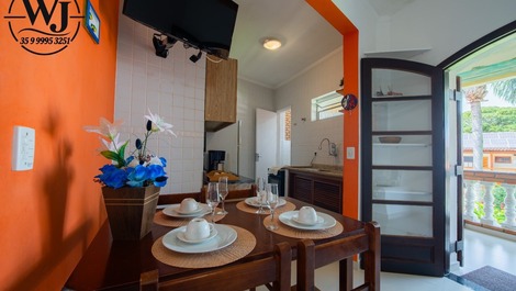 Apartment in Toninhas Beach, Riviera Azul Condominium