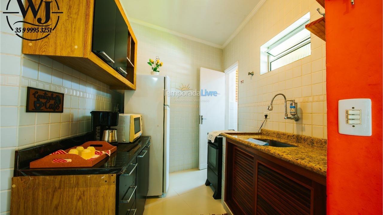 Apartment for vacation rental in Ubatuba (Praia das Toninhas)