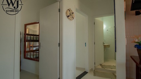 Apartment in Toninhas Beach, Riviera Azul Condominium