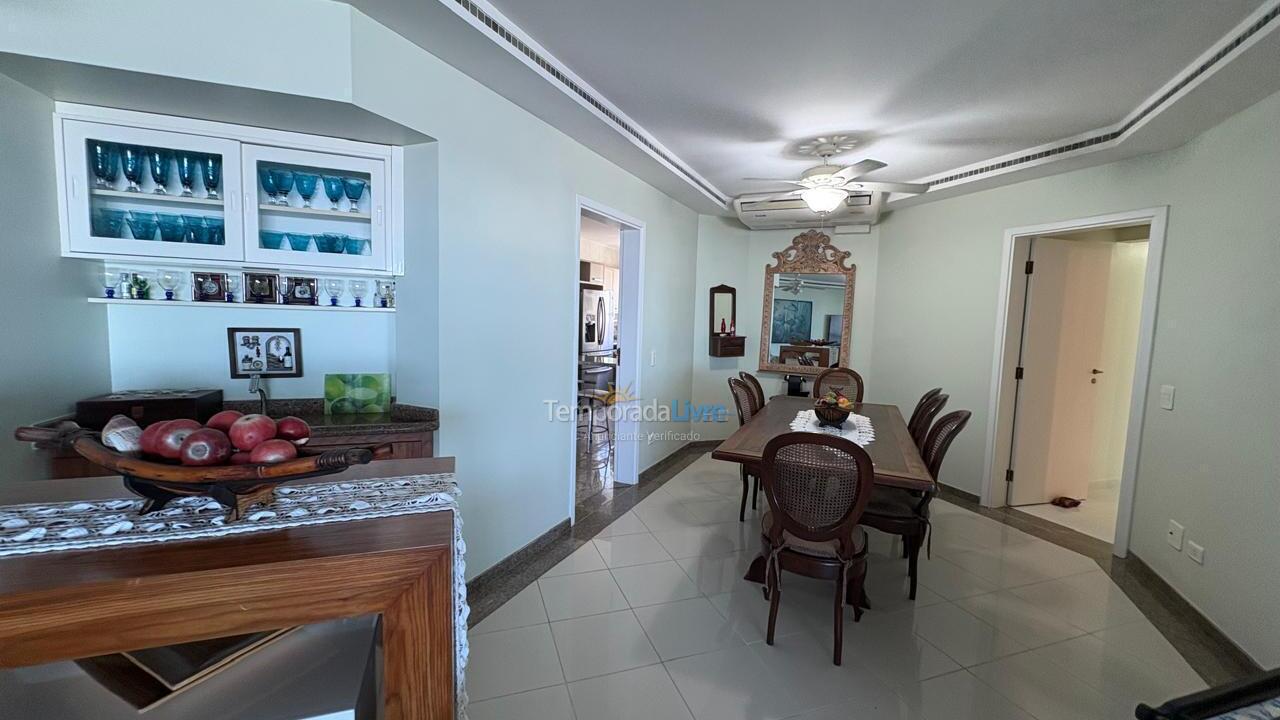 Apartamento para aluguel de temporada em Bertioga (Riviera de São Lourenço)