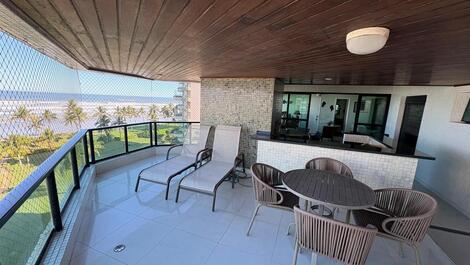 EXCELENTE APARTAMENTO FRENTE MAR COM 5 SUITES - RIVIERA