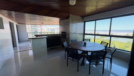 EXCELENTE APARTAMENTO FRENTE MAR COM 5 SUITES - RIVIERA