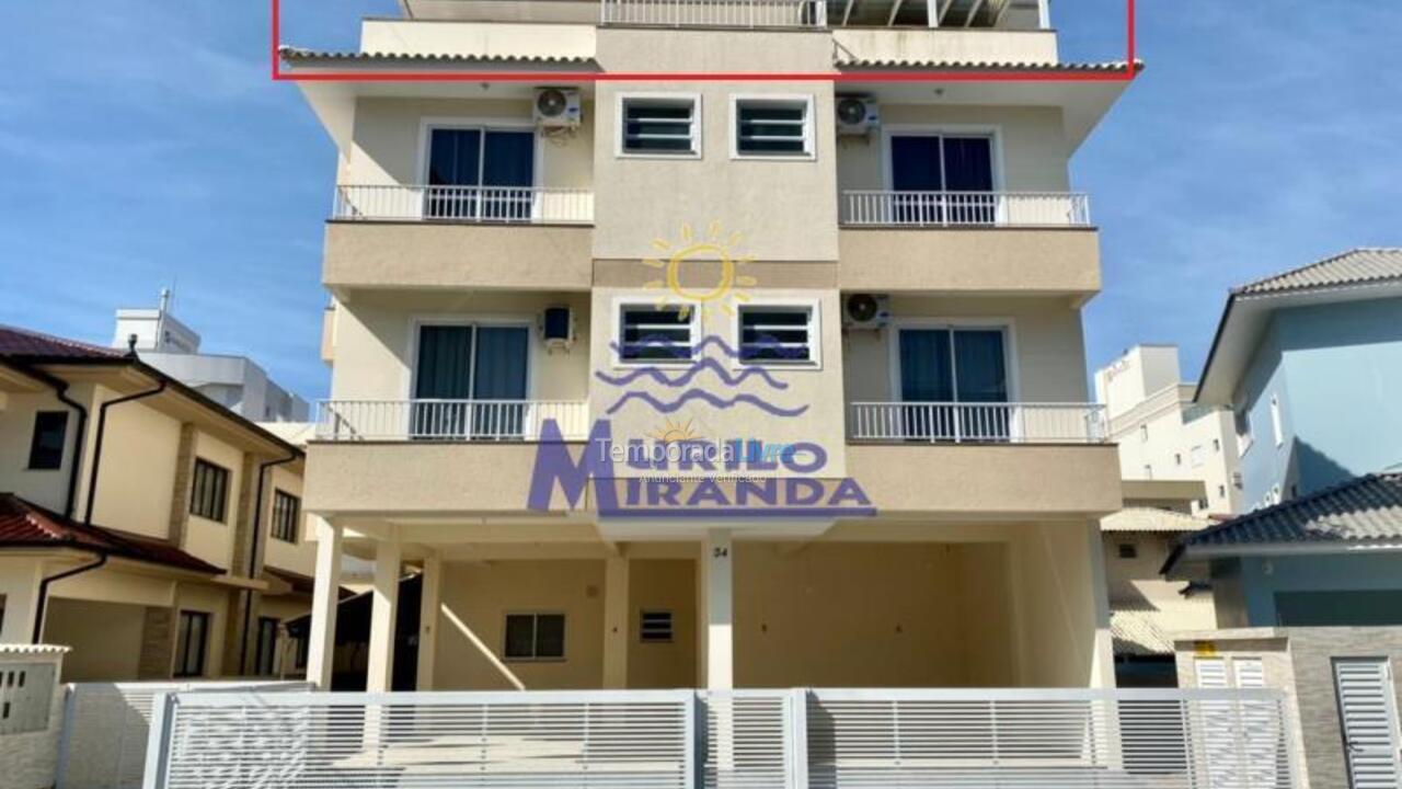 Apartamento para alquiler de vacaciones em Governador Celso Ramos (Praia de Palmas)