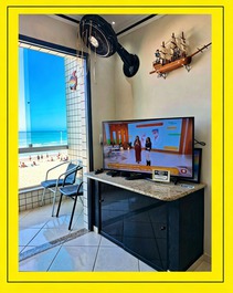 Apartamento beira mar guarapari edifício  cisne