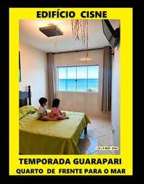 Apartamento beira mar guarapari edifício  cisne